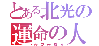 とある北光の運命の人（みつみちゅ）