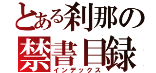 とある刹那の禁書目録（インデックス）