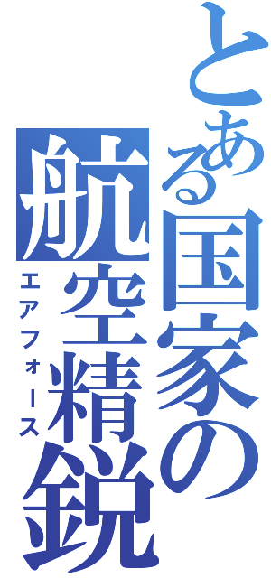 とある国家の航空精鋭（エアフォース）