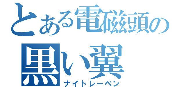 とある電磁頭脳の黒い翼（ナイトレーベン）