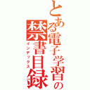 とある電子学習所の禁書目録（インデックス）