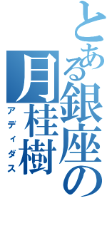 とある銀座の月桂樹（アディダス）