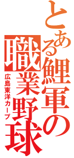 とある鯉軍の職業野球（広島東洋カープ）