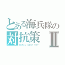 とある海兵隊の対抗策Ⅱ（ＭＥＴＡＬ ＧＥＡＲ ＲＡＹ）