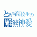 とある高校生の難波神愛（ＮＭＢファン）