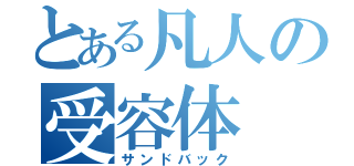 とある凡人の受容体（サンドバック）