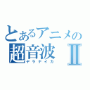 とあるアニメの超音波Ⅱ（ヤラナイカ）