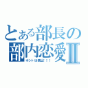 とある部長の部内恋愛Ⅱ（ホントは禁止！！！）