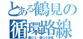 とある鶴見の循環路線（鶴０５・鶴０６系統）