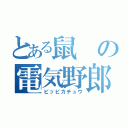 とある鼠の電気野郎（ピッピカチュウ）