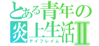 とある青年の炎上生活Ⅱ（デイフレイム）