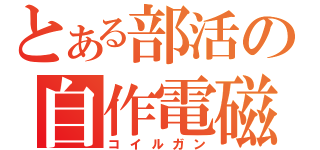 とある部活の自作電磁砲（コイルガン）