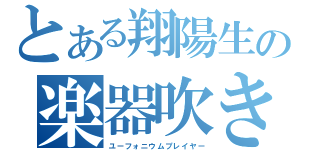 とある翔陽生の楽器吹き（ユーフォニウムプレイヤー）