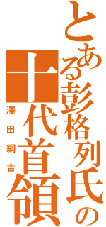 とある彭格列氏の十代首領（澤田綱吉）