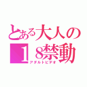 とある大人の１８禁動画（アダルトビデオ）