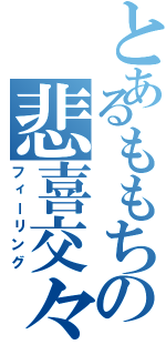 とあるももちの悲喜交々（フィーリング）