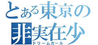 とある東京の非実在少女（ドリームガール）