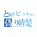 とあるビッチの偽り清楚（インデックス）