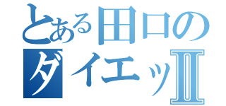 とある田口のダイエットⅡ（）