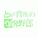 とある背後の爆発野郎（クリーパー）