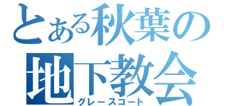 とある秋葉の地下教会（グレースコート）