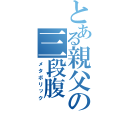 とある親父の三段腹（メタボリック）