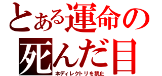 とある運命の死んだ目（本ディレクトリを禁止）