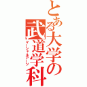 とある大学の武道学科（マーシャルアーツ）