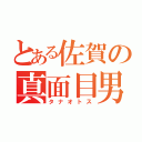 とある佐賀の真面目男（タナオトス）