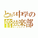 とある中学の管弦楽部（オーケストラ）