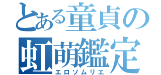 とある童貞の虹萌鑑定（エロソムリエ）