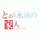 とある永遠の家人（インデックス）