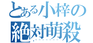 とある小梓の絶対萌殺（喵~~~~~~~）