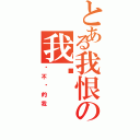 とある我恨の我爱（你不懂的我）