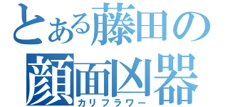 とある藤田の顔面凶器（カリフラワー）