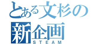 とある文杉の新企画（ＳＴＥＡＭ）