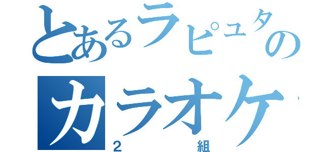 とあるラピュタのカラオケルーム（２組）