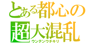 とある都心の超大混乱（ウンテンウチキリ）