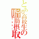 とある高校生の脂肪摂取（マヨラー）