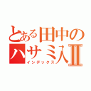 とある田中のハサミ入れⅡ（インデックス）