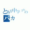 とある中学３年４組のバカ（）