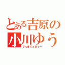 とある吉原の小川ゆうせい（でぇきてぇるぅ～）