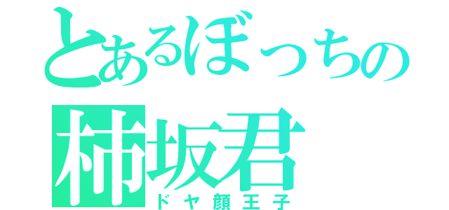 とあるぼっちの柿坂君（ドヤ顔王子）