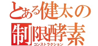 とある健太の制限酵素反応（コンストラクション）