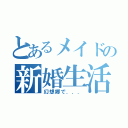 とあるメイドの新婚生活（幻想郷で．．．）