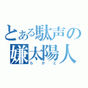 とある駄声の嫌太陽人（らかど）