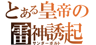 とある皇帝の雷神誘起（サンダーボルト）