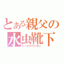 とある親父の水虫靴下（リーサルウェポン）