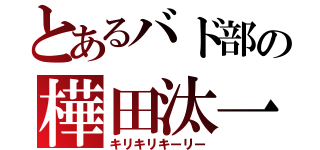 とあるバド部の樺田汰一（キリキリキーリー）