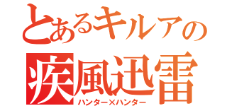 とあるキルアの疾風迅雷（ハンター×ハンター）